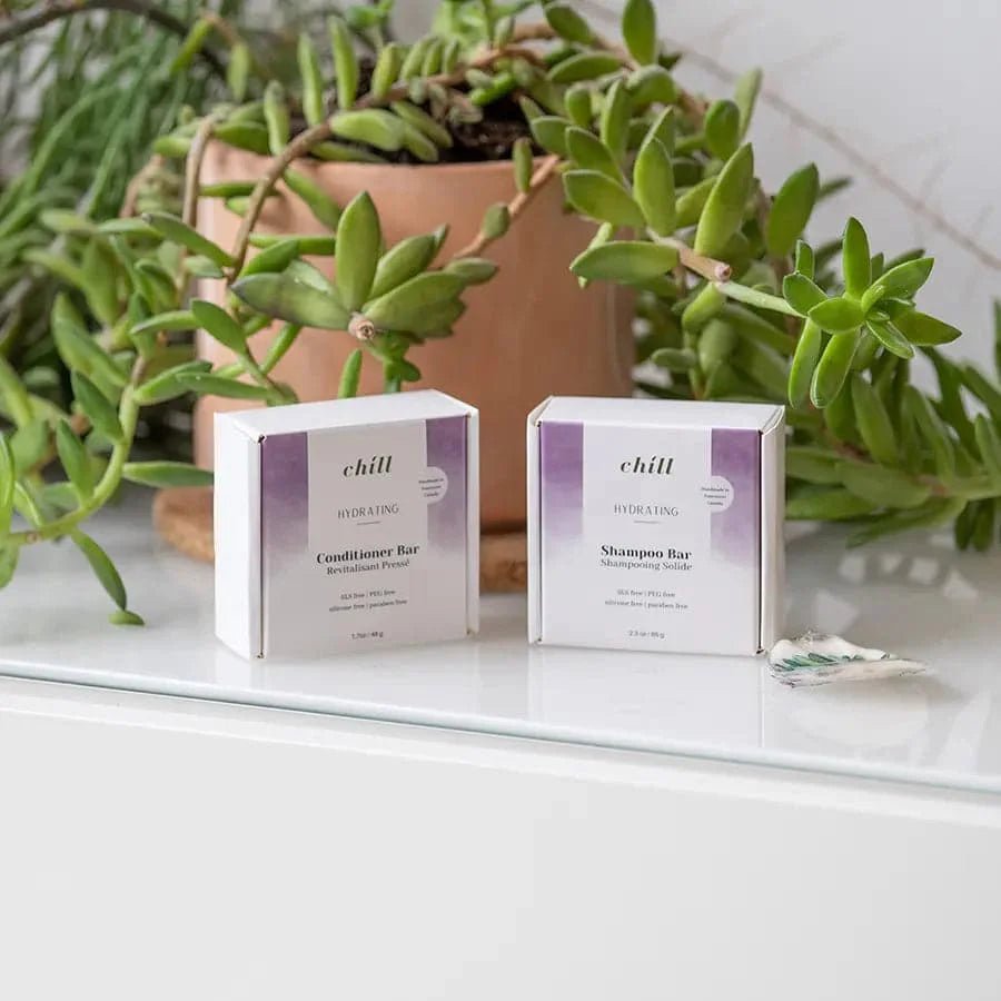 Hydrating Shampoo and Conditioner Bar Set - La magie de maman
