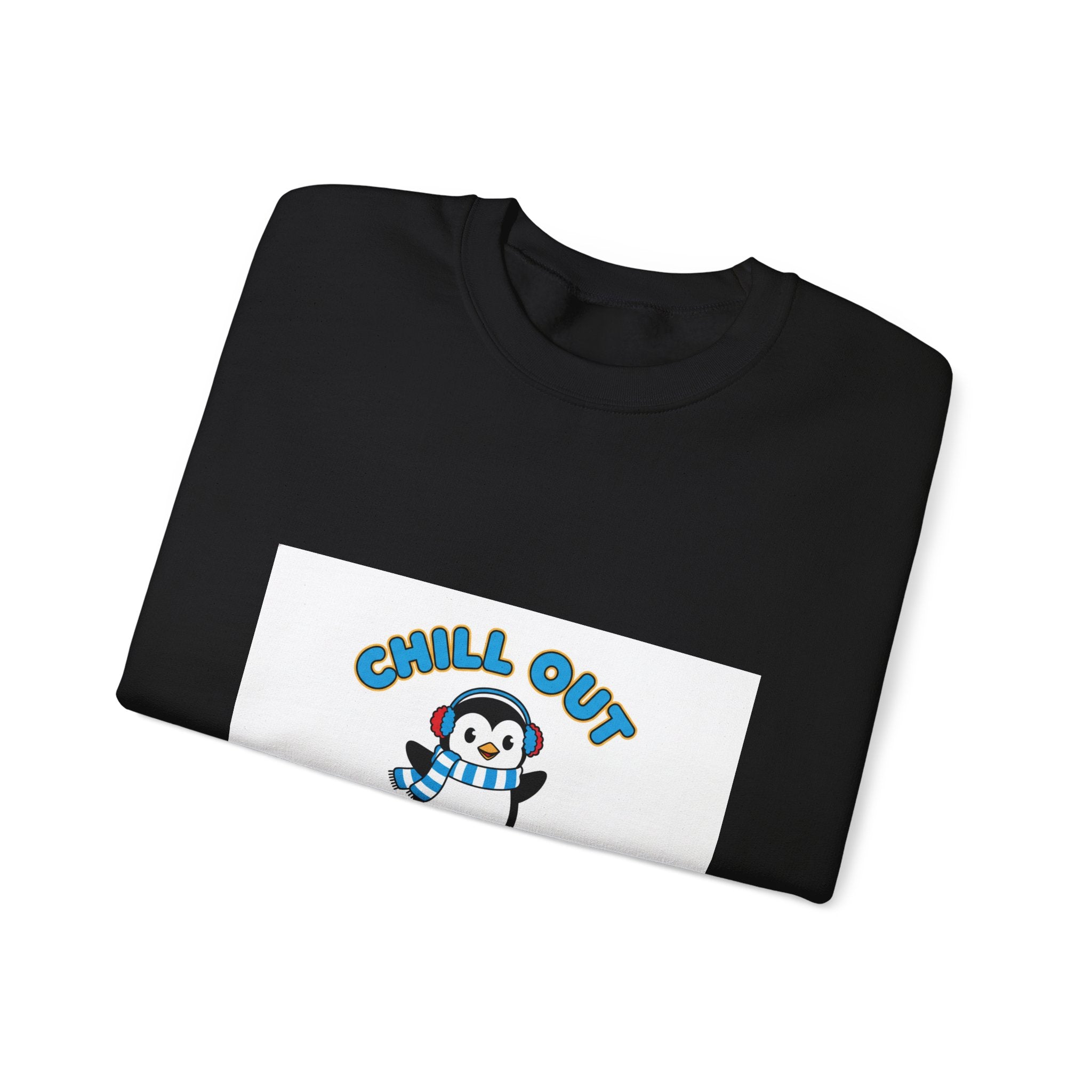 Penguin 'Chill Out — It’s the Holidays' Crewneck Sweatshirt - La magie de maman