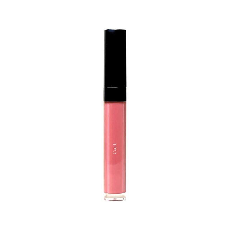 Vegan lip oil Party Girl S03 in a sleek tube, providing hydration and plumpness with a medium shimmer finish.