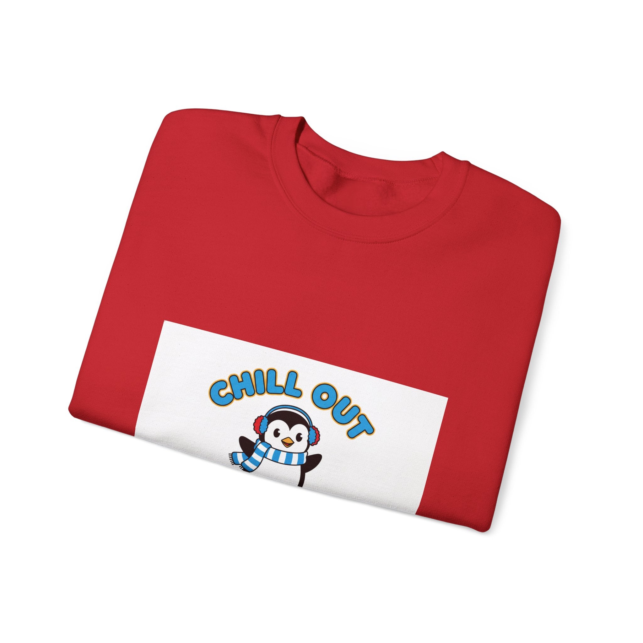 Penguin 'Chill Out — It’s the Holidays' Crewneck Sweatshirt - La magie de maman