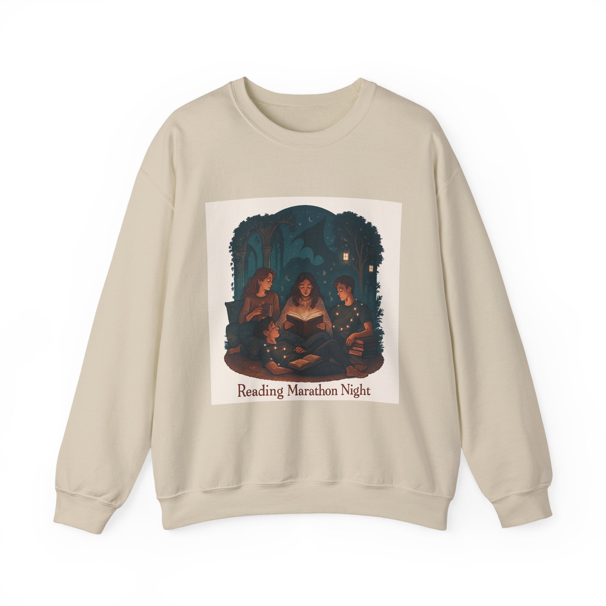 Reading Marathon Night Crewneck Sweatshirt - La magie de maman