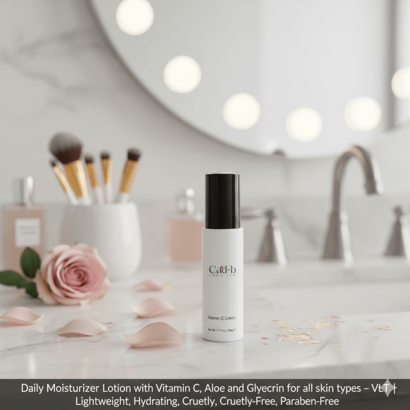 Daily Moisturizer Lotion with Vitamin C, Aloe & Glycerin – Hydrating Face Cream for All Skin Types – VLT - La magie de maman