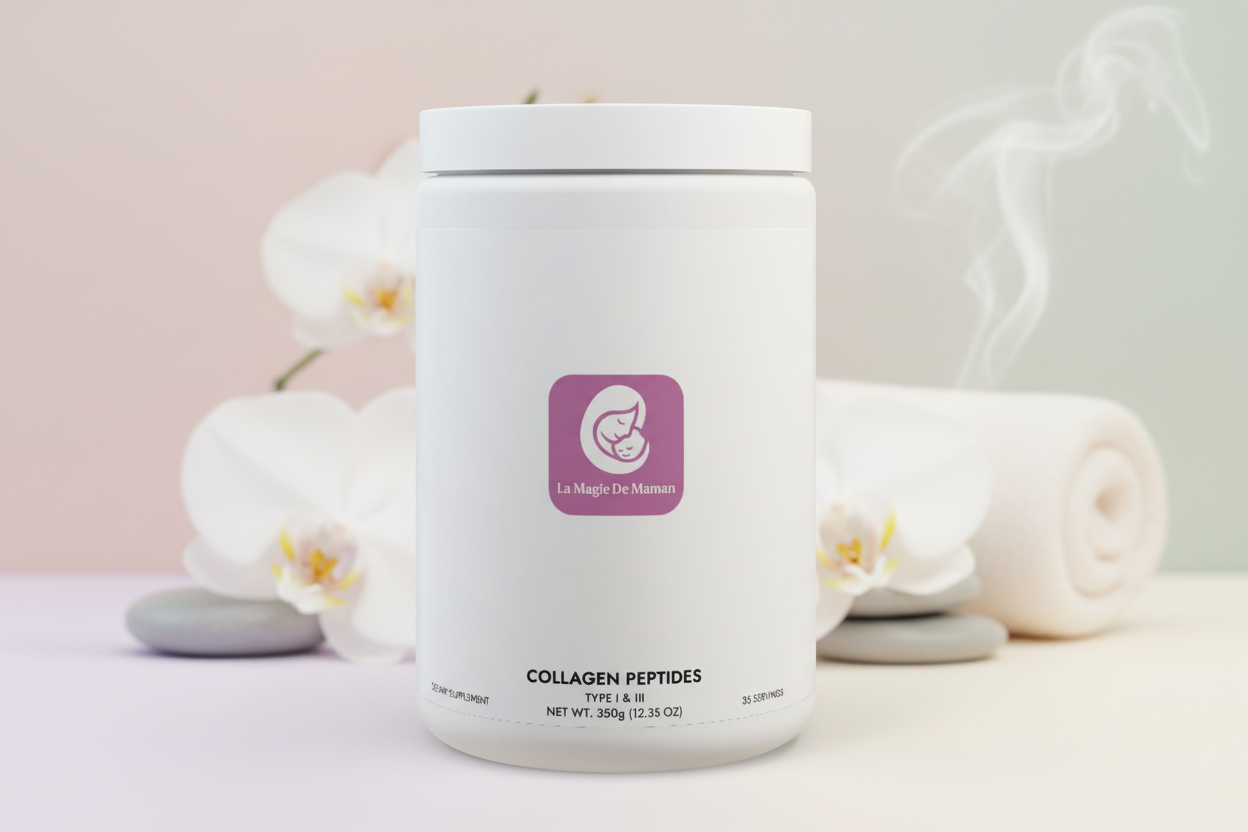 Collagen Peptides with background