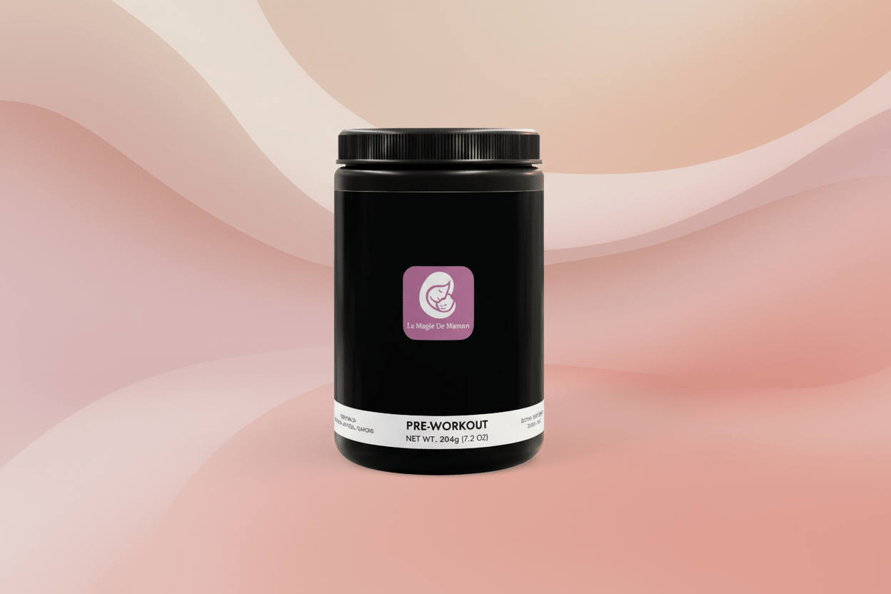 Pre - Workout Supplement, Fruit Punch (204g, 7.1oz) - La magie de maman
