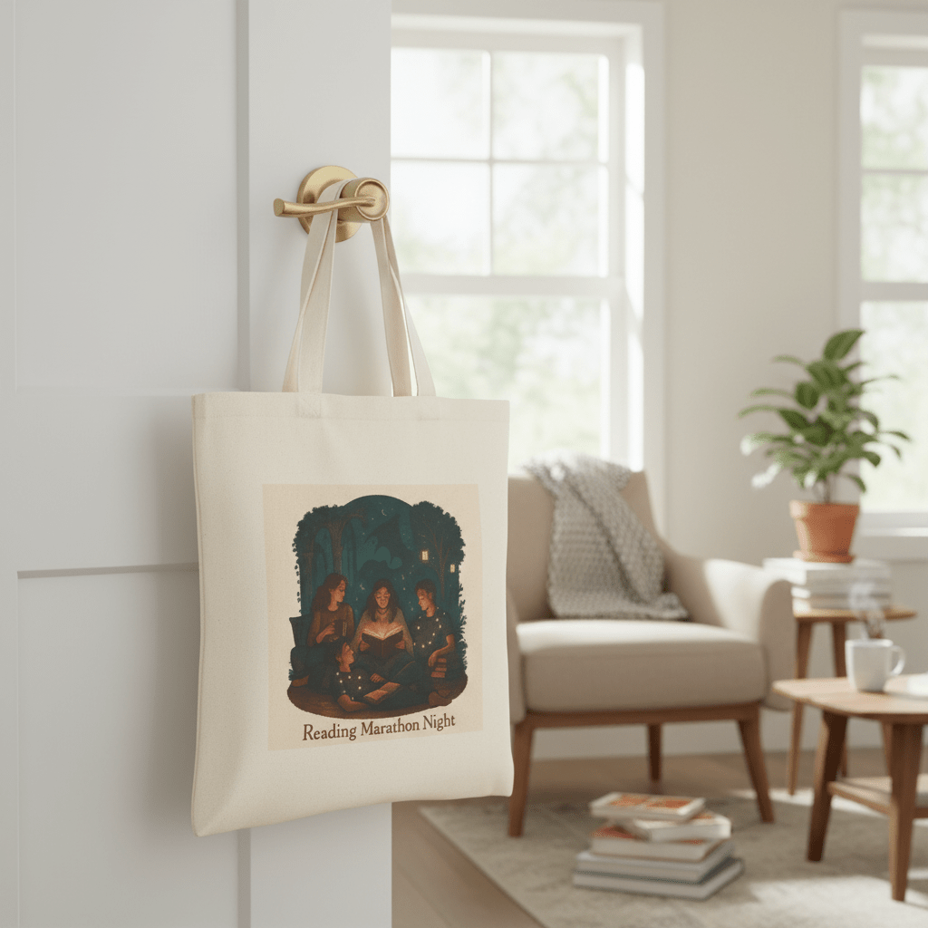 Reading Marathon Night Tote Bag - La magie de maman
