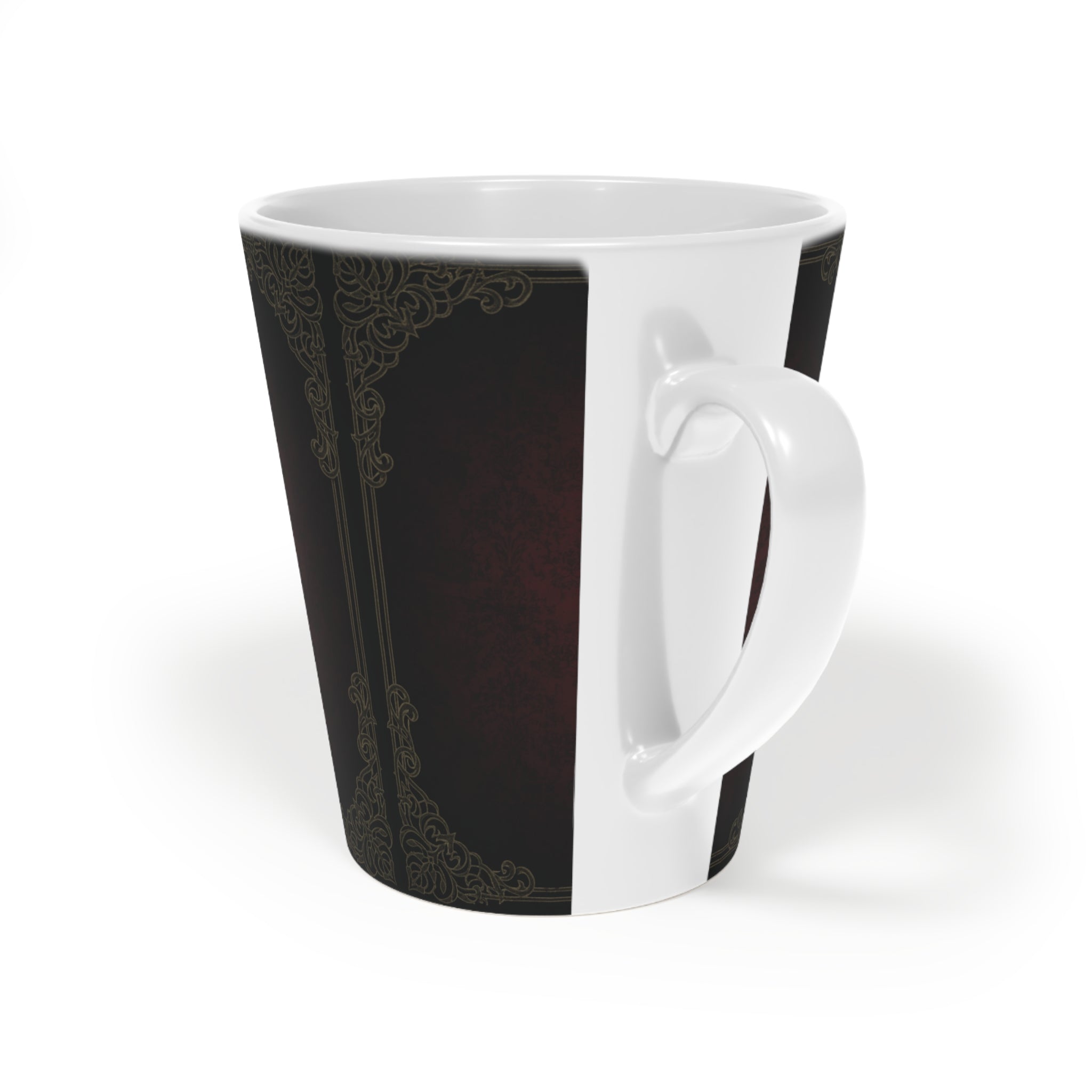 Latte Mug — 'I Like My Romance Like I Like My Coffee: Dark & Intense' 12oz Gothic Coffee Cup - La magie de maman