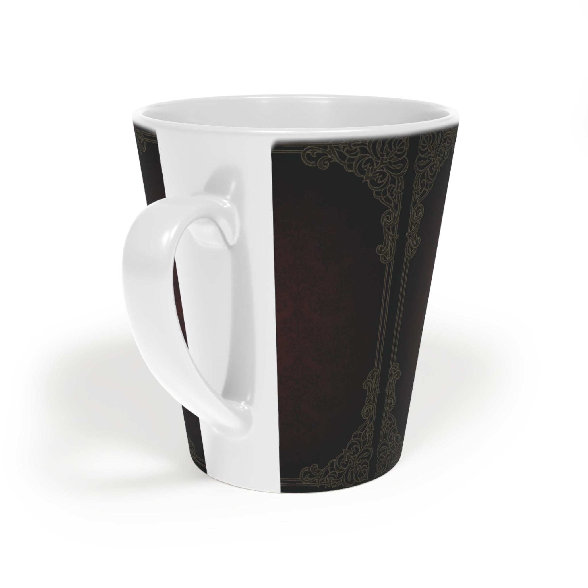 Latte Mug — 'I Like My Romance Like I Like My Coffee: Dark & Intense' 12oz Gothic Coffee Cup - La magie de maman