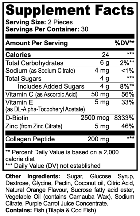 Collagen Gummies (Adult) - La magie de maman