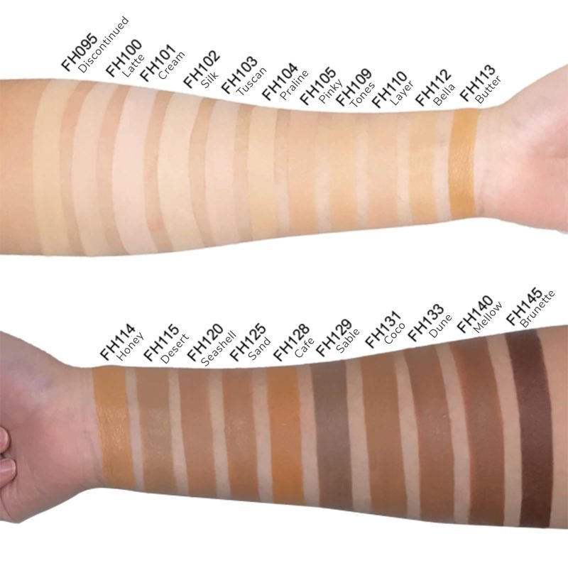 Full Coverage Foundation For Dry Skin and For Oily Skin - Butter - FH113 | Paraben Free, Matte Finish - La magie de maman