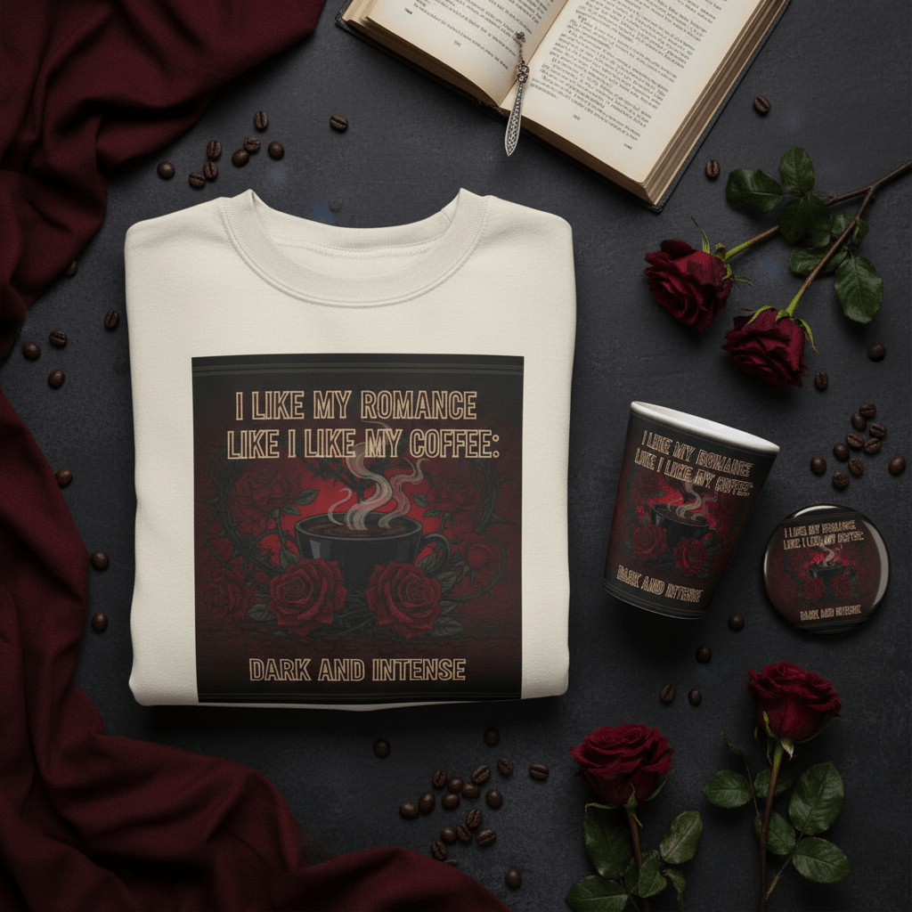 Dark Romance Lover's Set — Save 15% — Coffee, Books & Gothic Vibes - La magie de maman