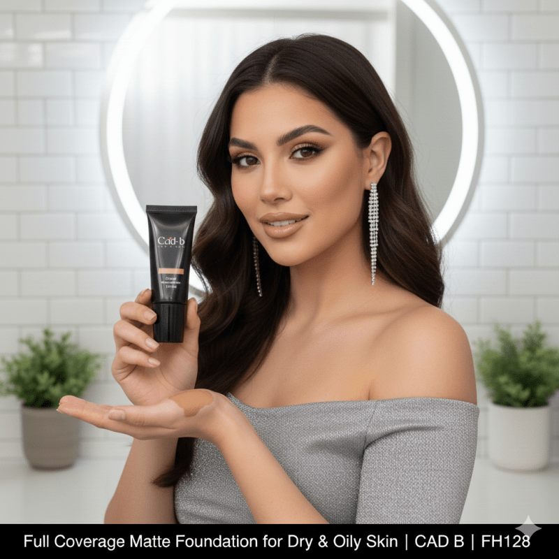 Full Coverage Matte Foundation for Dry & Oily Skin | CAD B | FH128 - La magie de maman