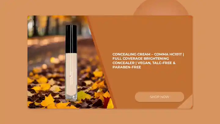 Concealing Cream &ndash; Comma HC101T | Full Coverage Brightening Concealer | Vegan, Talc-Free &amp; Paraben-Free by@Outfy